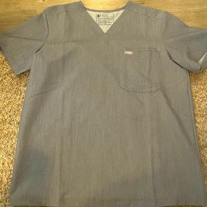 Grey Figs Scrub Top